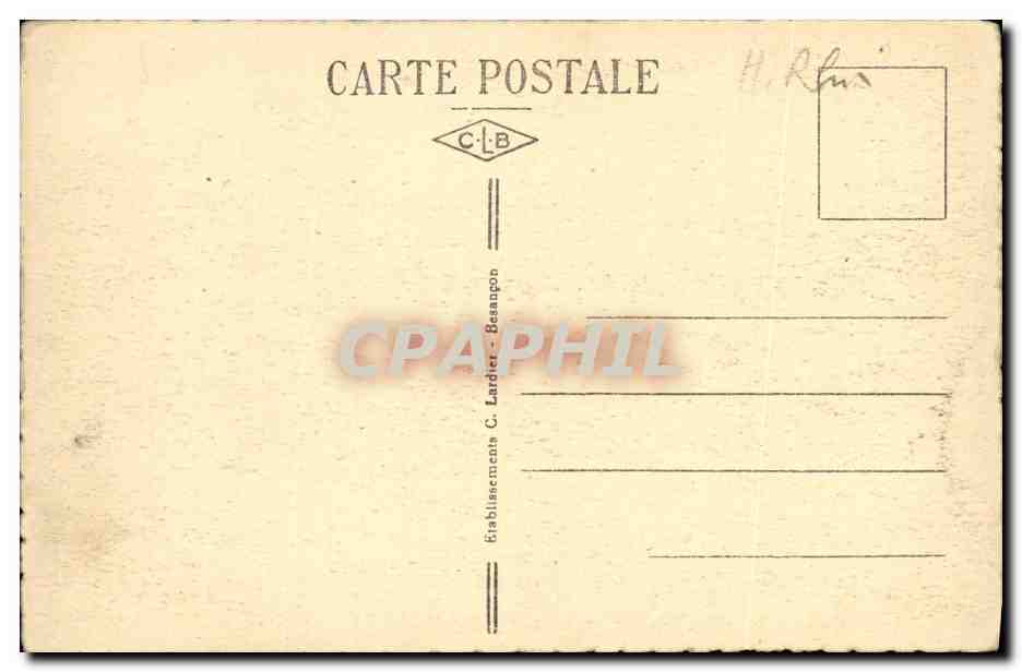 CPA Thann L Eglise Saint Thiebaut Les Stalles — Rückseite