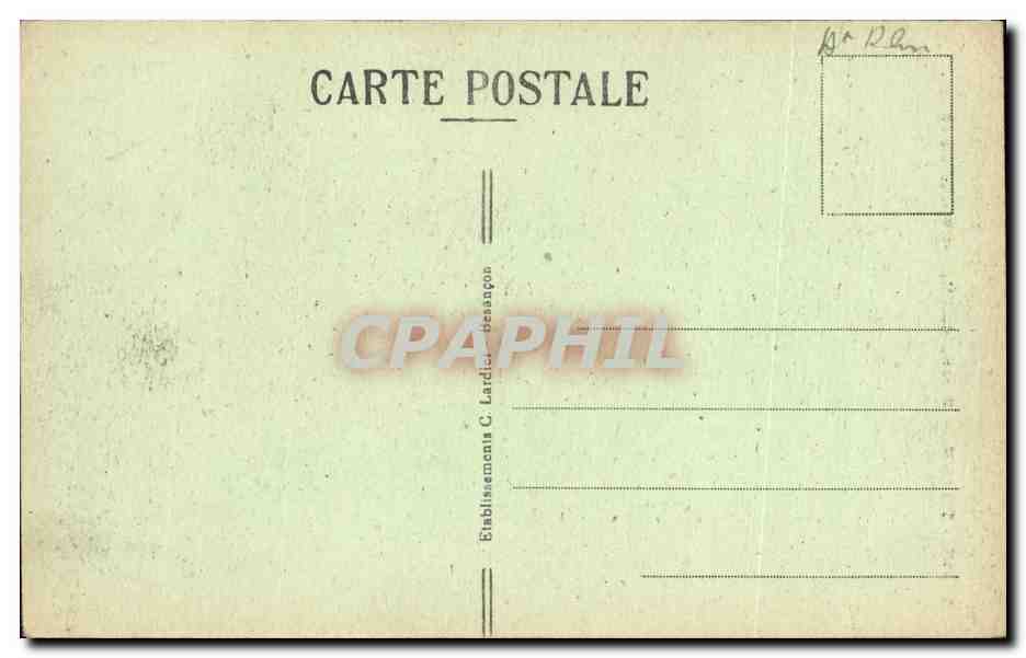 CPA Thann Fleche de L Eglise Saint Thiebaut — Rückseite
