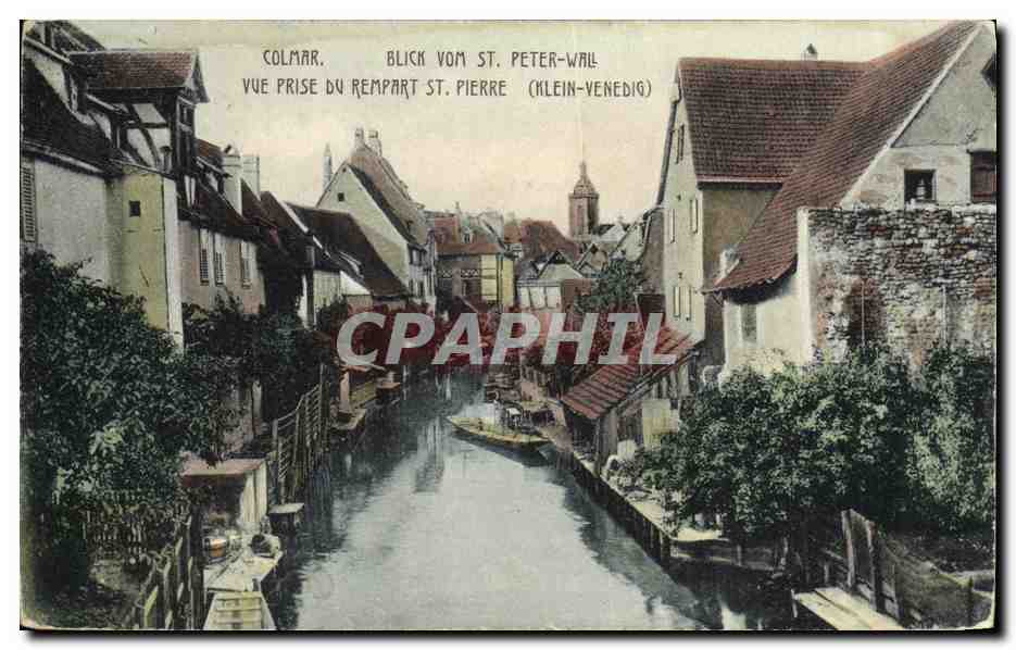 CPA Colmar Vue prise du rempart St Pierre 