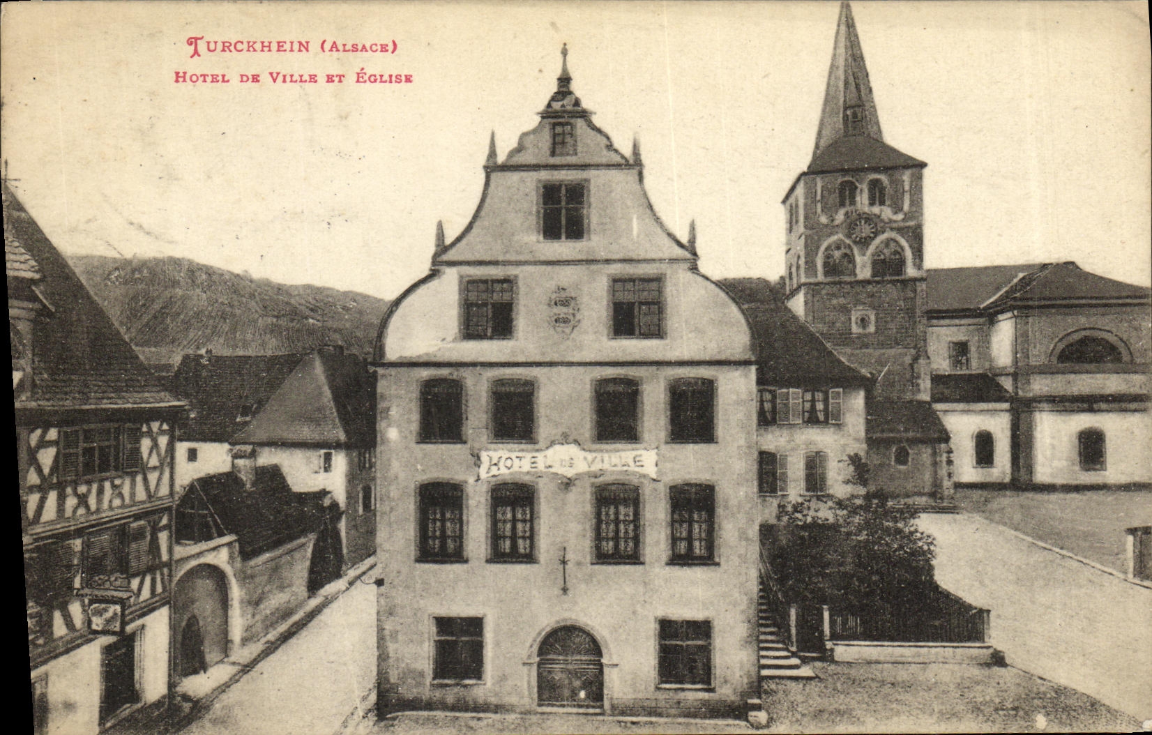 Turckheim (Alsace) — Hôtel de Ville et Église — Andréa Munt, Turckheim (Alsace)