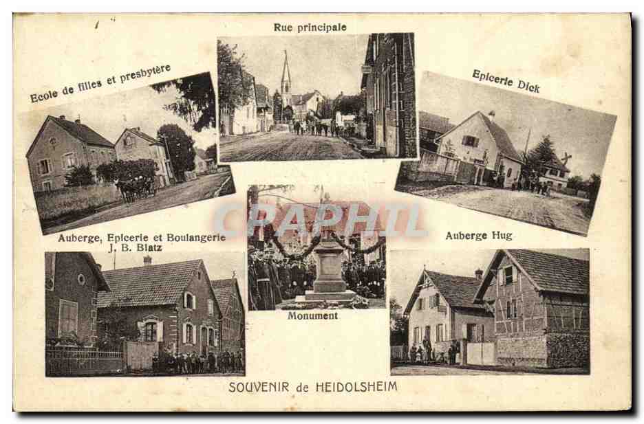 Heidolsheim — Souvenir — Éditeur Hart-Paet, Heidolsheim