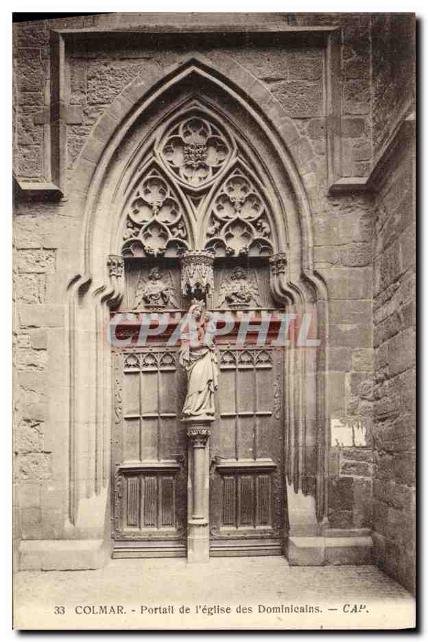 Colmar - Portail de l'église des Dominicains — CAP.