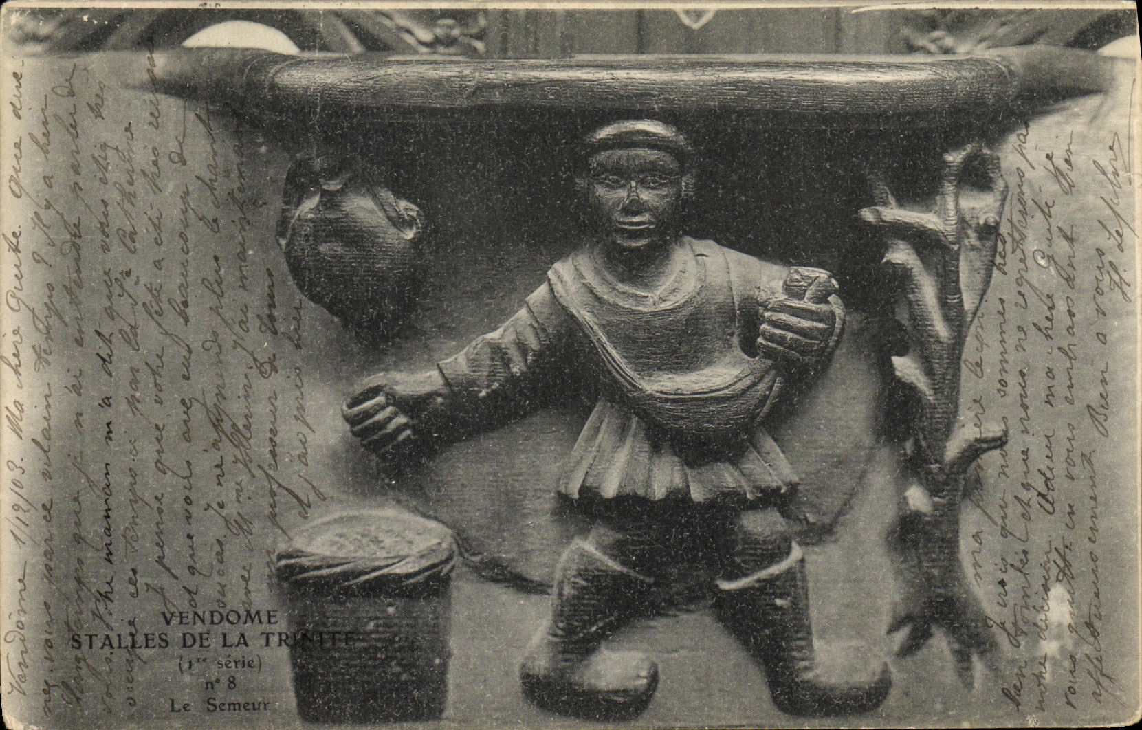 CPA Vendome Stalles de La Trinite Le semeur