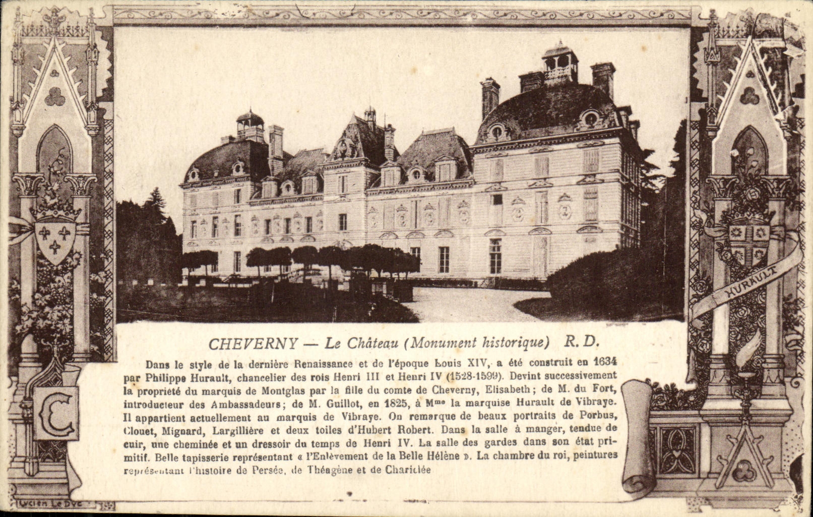 CPA Cheverny Chateau 