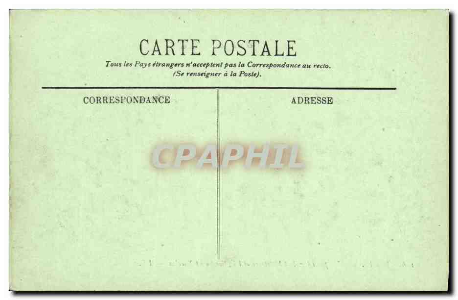 CPA Blois L Hopital Civil et Militaire et L Eglise Saint Nicolas — Back