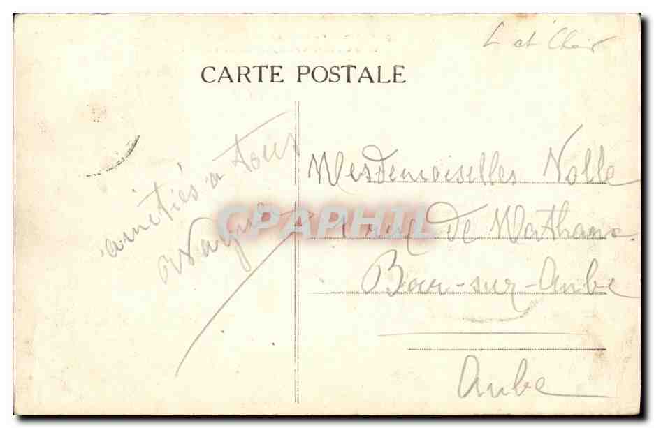 CPA Blois Le Pavillon d Anne de Bretagne et le Clocher de L Eglise Saint Vincent — Back