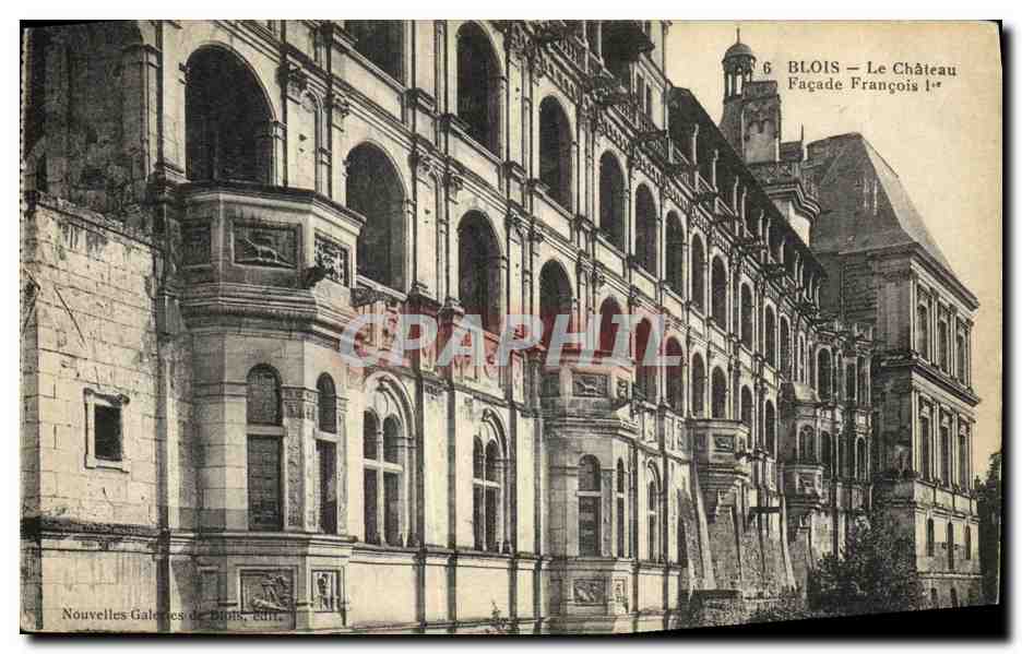 CPA Blois La Chateau Facade Francois 1er