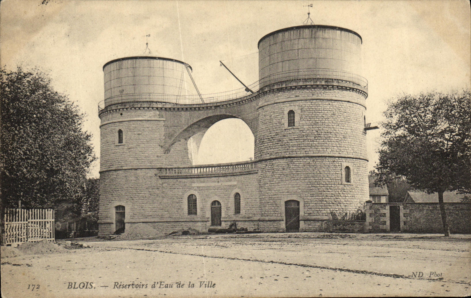 CPA Blois Reservoirs d Eau de La Ville