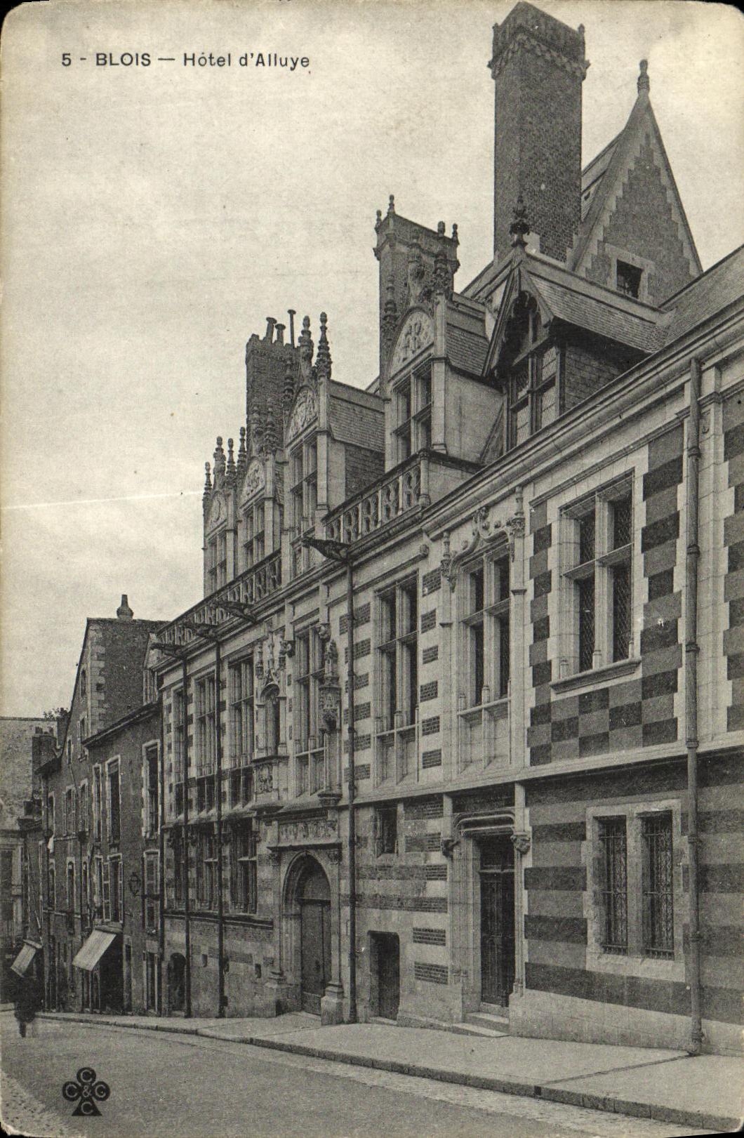 CPA Blois Hotel d Alluye