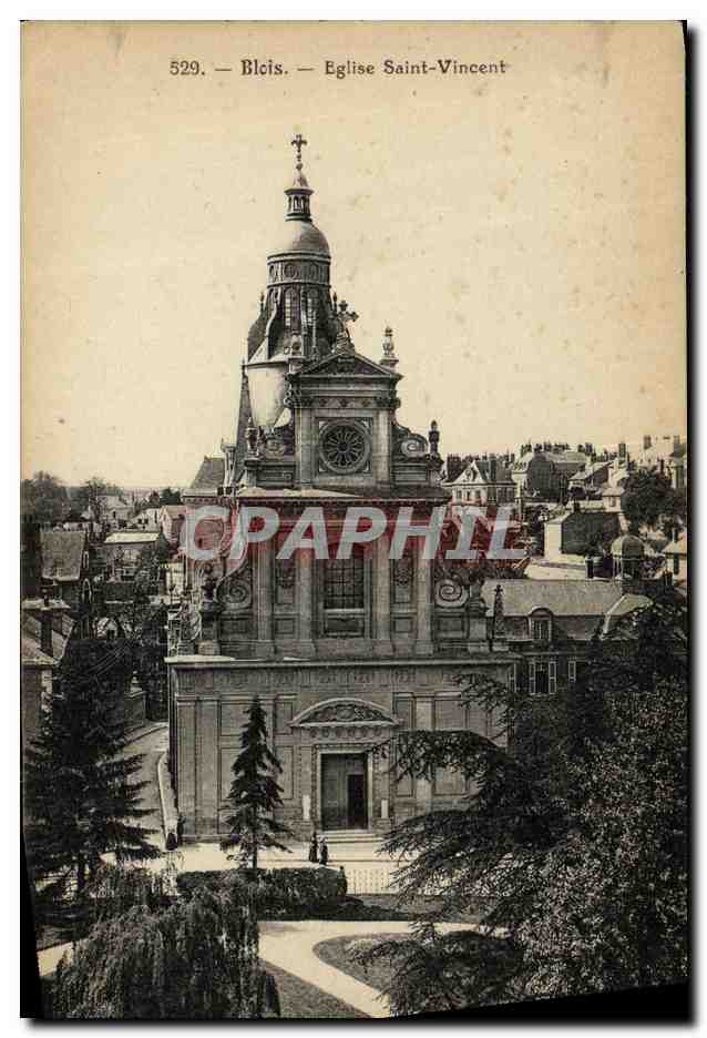 CPA Blois Eglise Saint Vincent