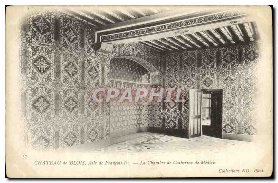 CPA Blois Chateau Aile de Francois 1er La Chambre de Catherine de Medicis