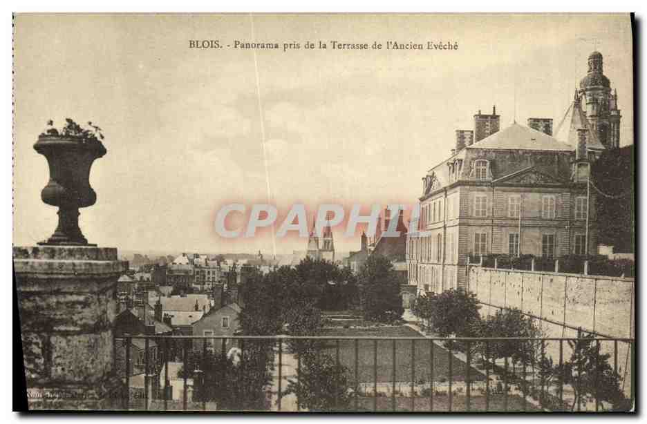 CPA Blois Panorama pris de la Terrasse de l ancien eveche