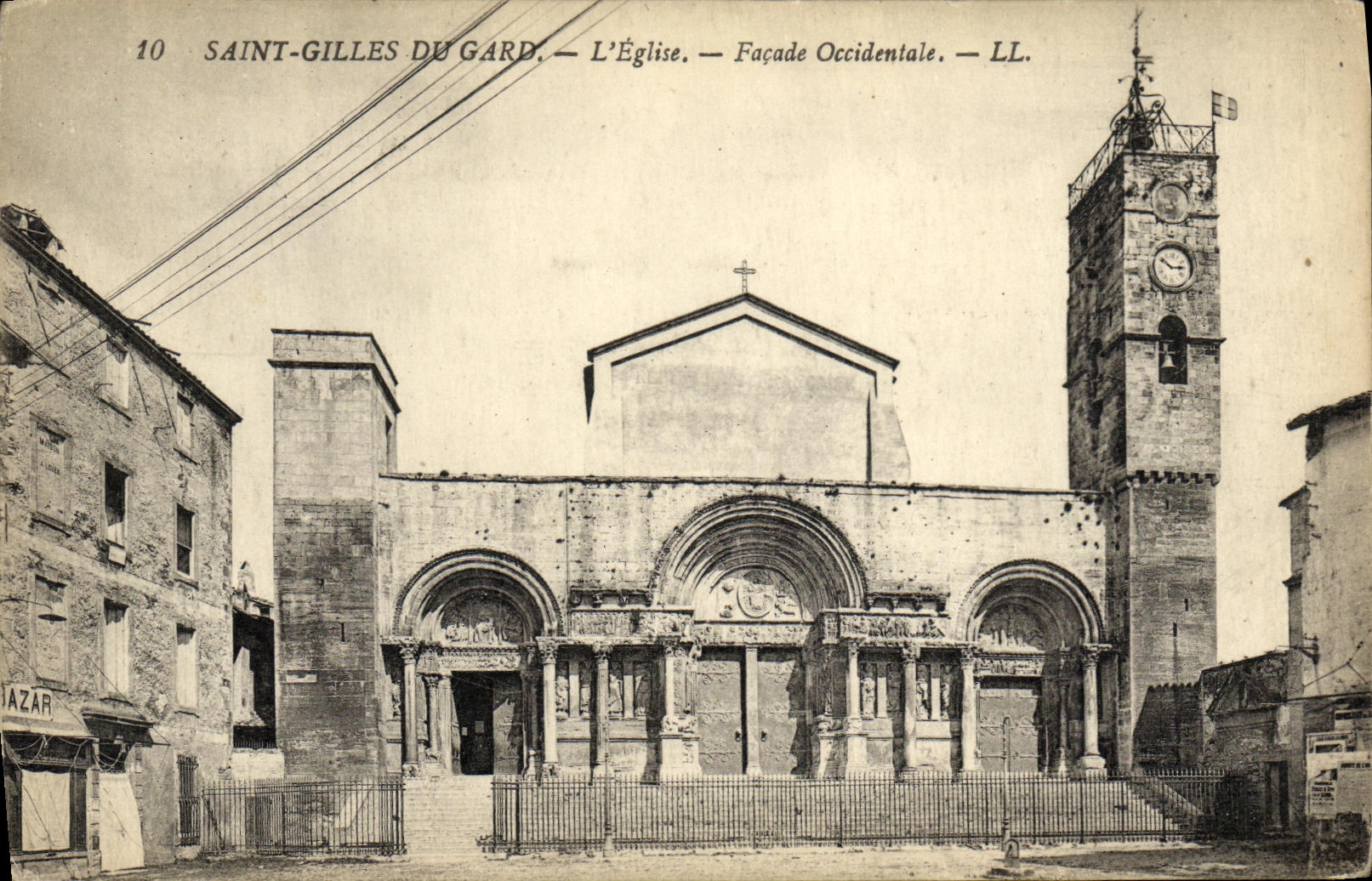 Saint-Gilles-du-Gard — L'Église — Façade Occidentale — LL.