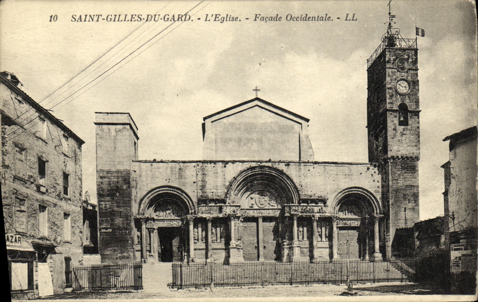 Saint-Gilles-du-Gard — L'Église. — Façade Occidentale — LL