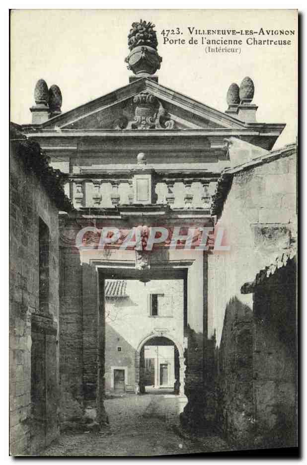 Villeneuve-lès-Avignon — Tor der alten Chartreuse (Innen) — CPAPHIL n°4723