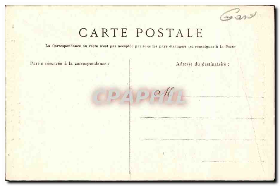 CPA Villeneuve Les Avignon Couvent des Chartreux Porte d entree Vue interieure — Rückseite
