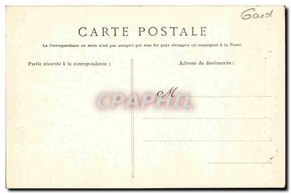 Villeneuve-lès-Avignon — Portal of the Cardinal de Turin's Hotel — Editions J. Brun et Cie, Carpentras — Back