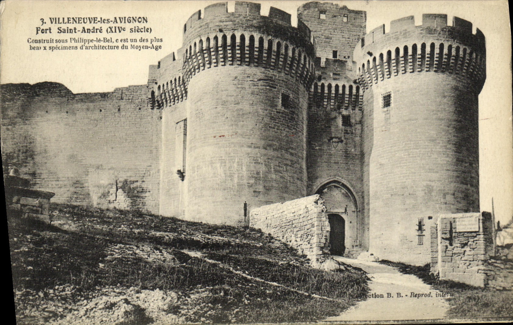 Villeneuve-lès-Avignon — Fort Saint-André (XIVe siècle) — Collection B. B.