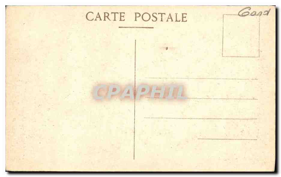 CPA Nimes Course de Taureaux aux Arenes Corrida Taueaux — Rückseite