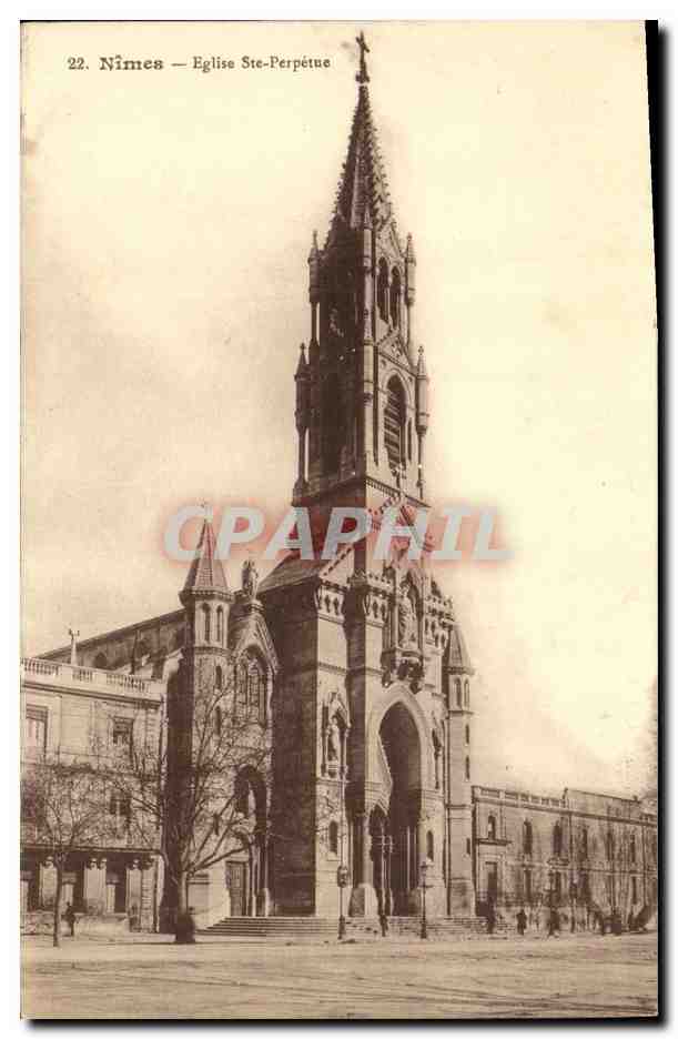 Nîmes — Église Ste-Perpétue — P. L. Nîmes, n°22