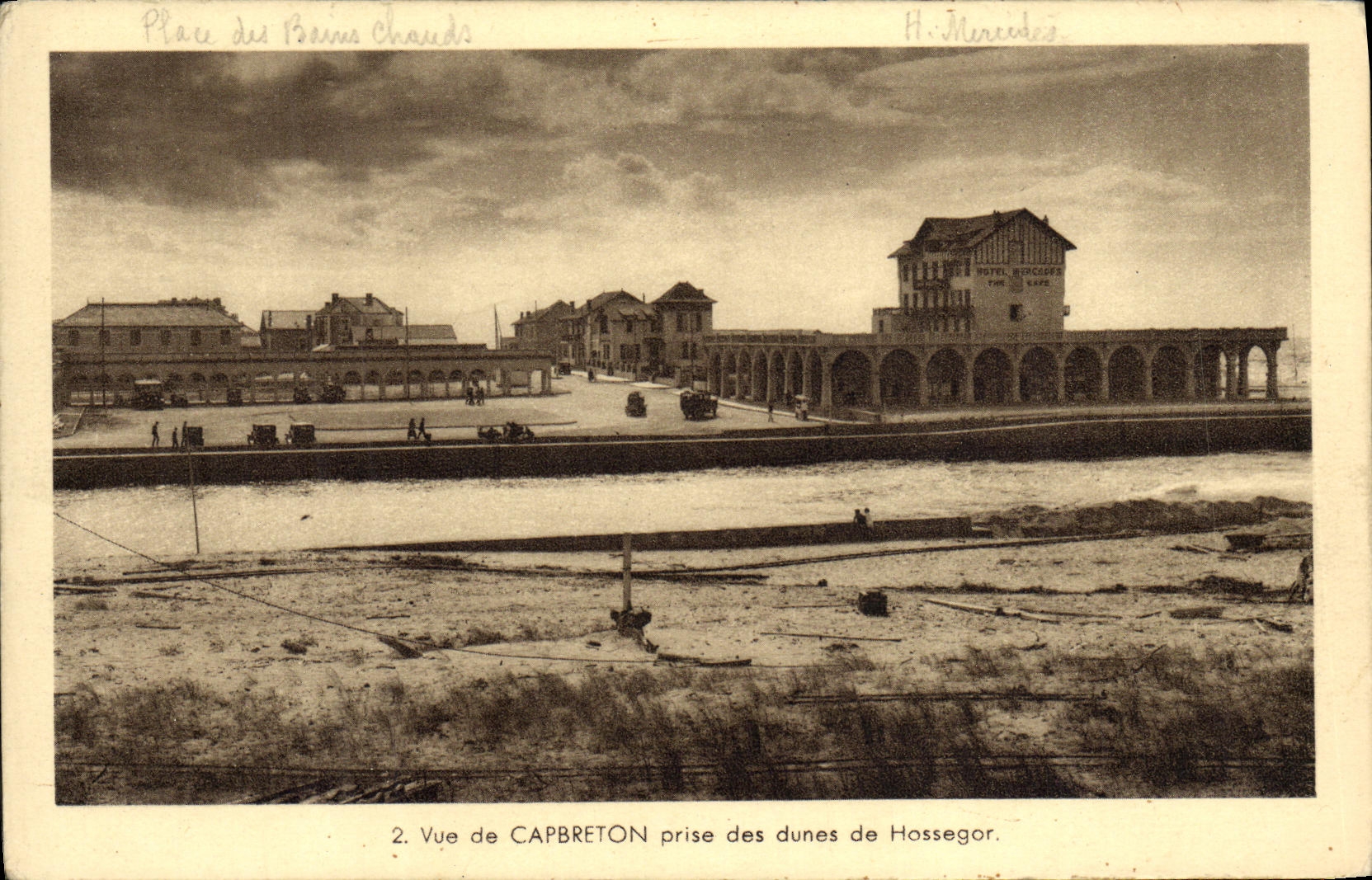 CPA Vue De Capbreton Prise des Dunes De Hossegor