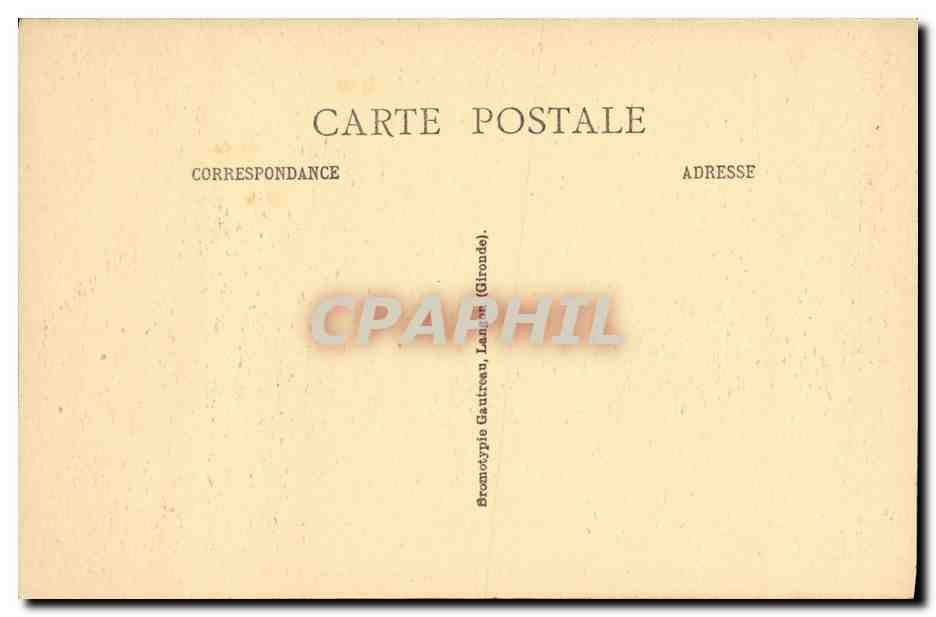 CPA Hossegor Villas du Bord de la Mer — Rückseite