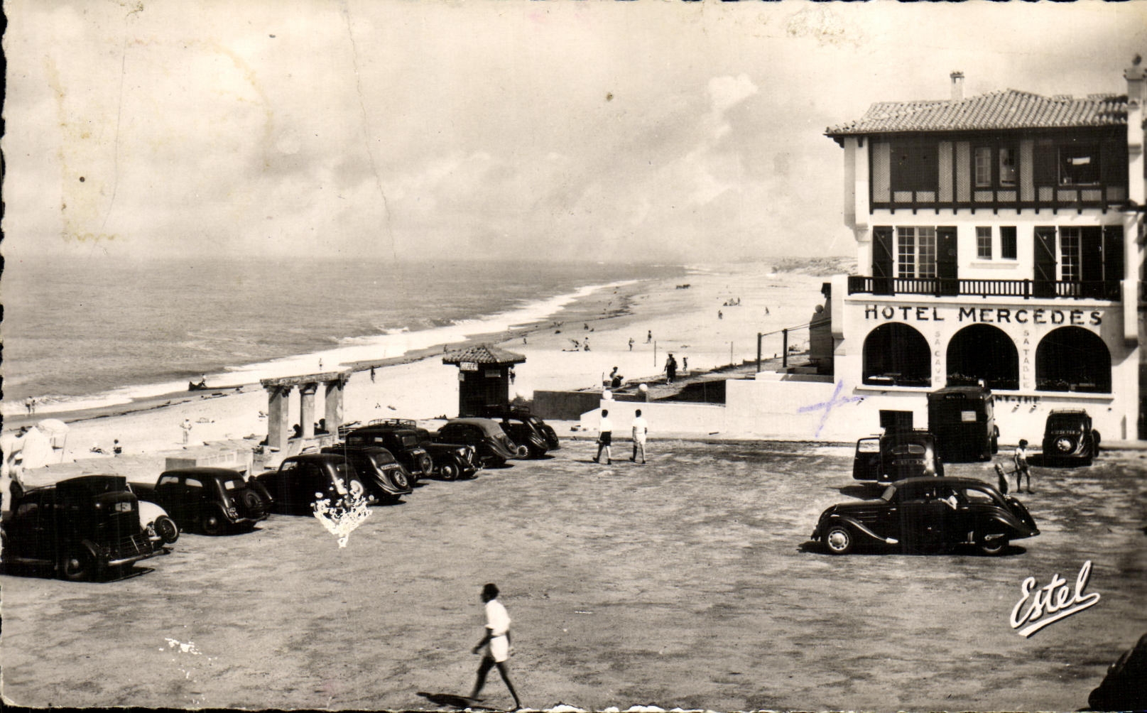 CPA Hossegor L Hotel Mercedes et la Plage