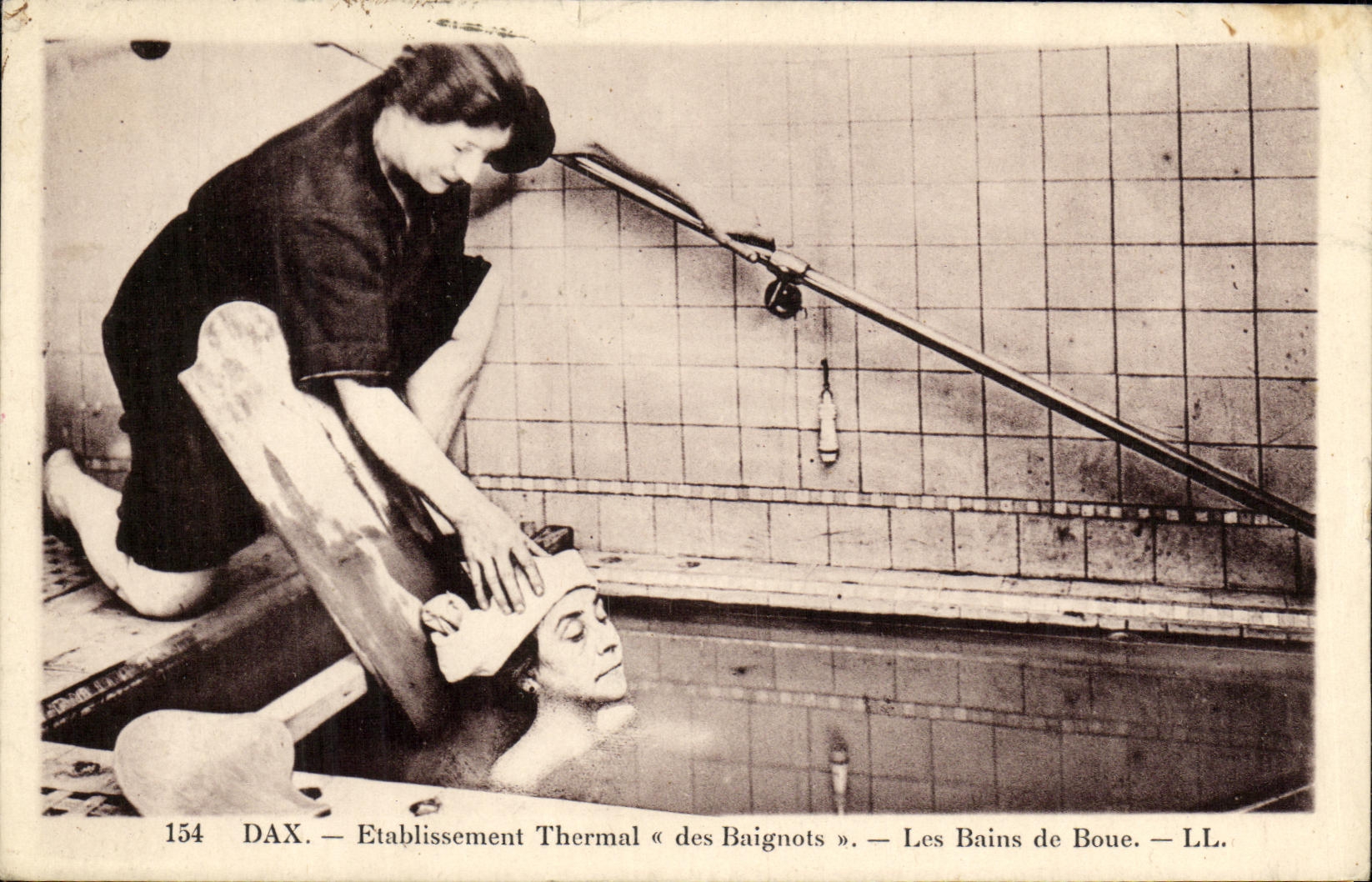 CPA Dax Etablissement Thermal des Baignots Les bains de boue