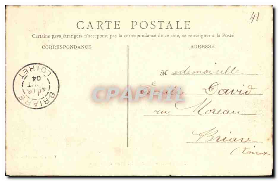 Selles-sur-Cher — La Place de l'Église — Rocan-Nuret, éditeur, n°14 — Reverso