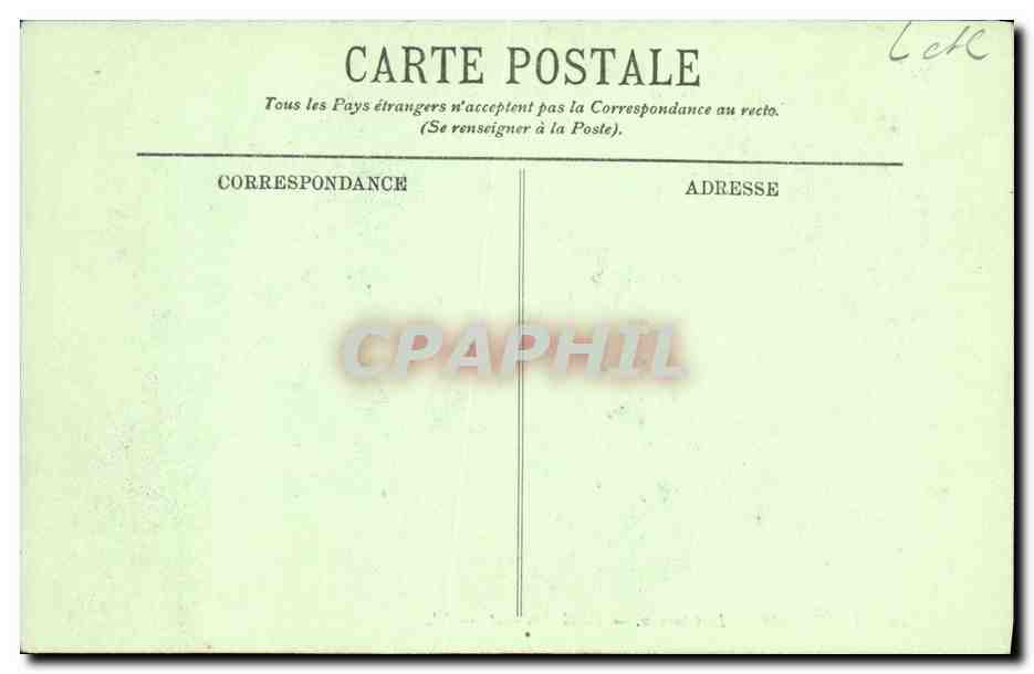 LANGEAIS — Le Château — Partie Sud-Est — LL. — Verso