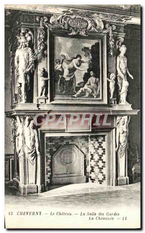 Cheverny — Le Château — La Salle des Gardes — La Cheminée — n°13