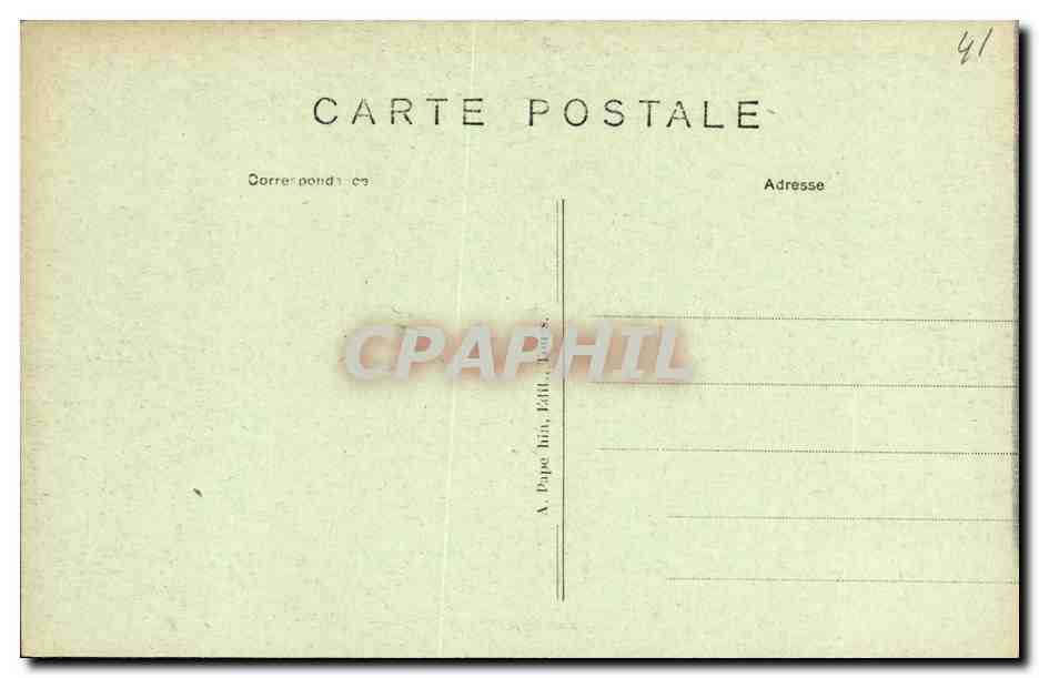 CPA Cheverny Le Chateau Malle de voyage de Henri IV — Rückseite