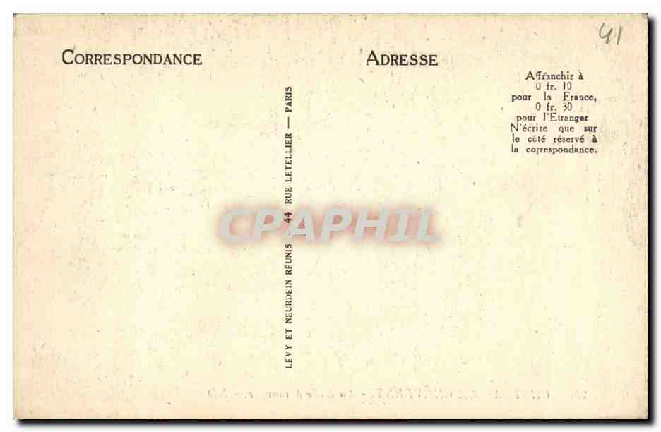 CPA Chateau De Cheverny La Salle a Manger — Verso