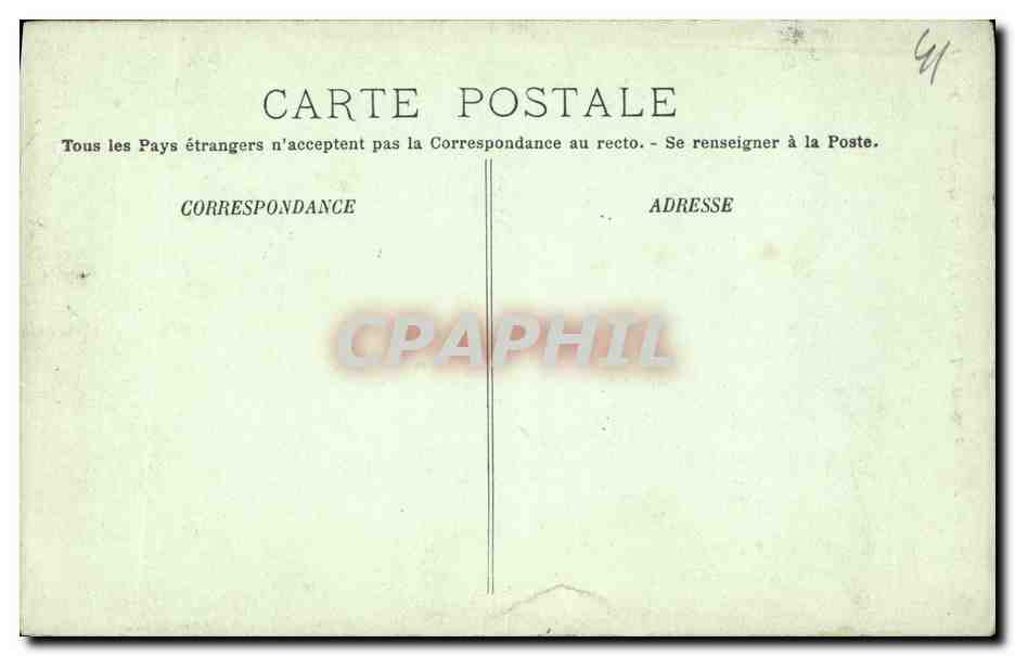 CPA Chambord Le Chateau L Aile Francois 1er — Verso