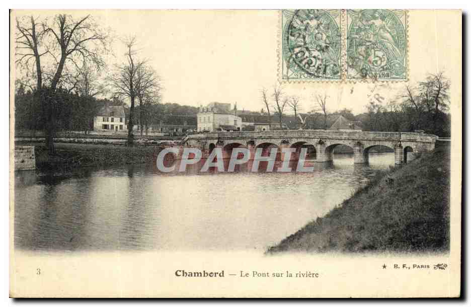 Chamberd — Le Pont sur la rivière — B. F., PARIS