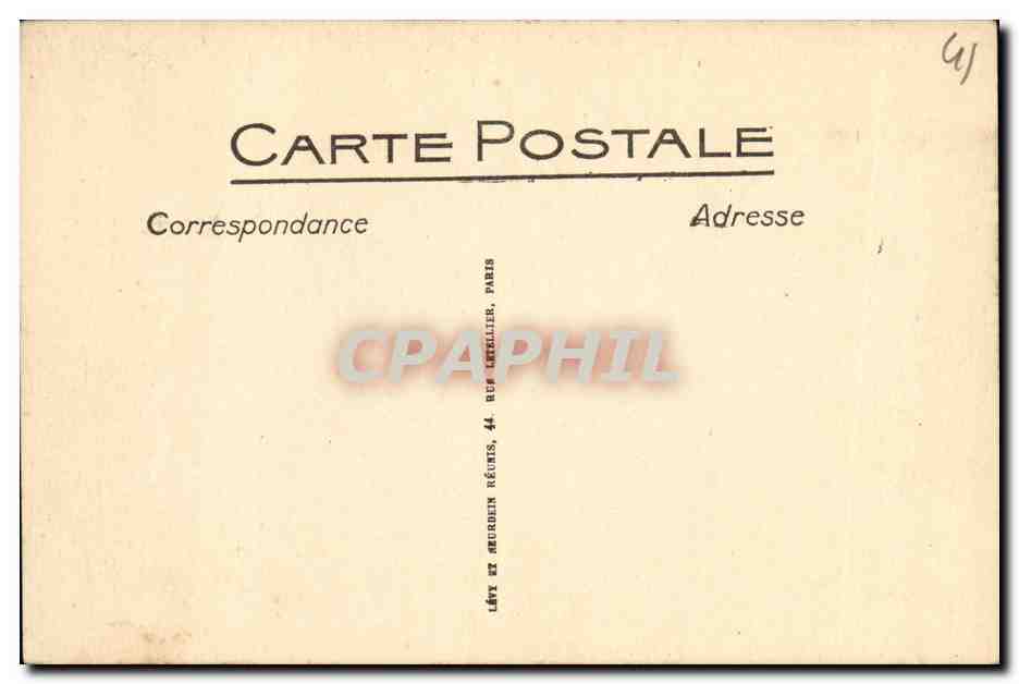 CPA Chambord Le Chateau L Eglise et L Ecole — Rückseite