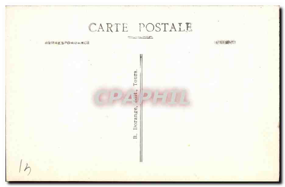 CPA Chambord Le Chateau Porte d Entree Facade Sud — Rückseite