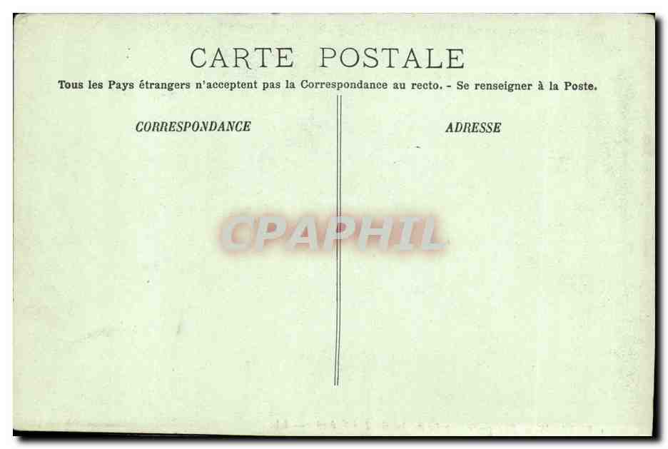 CPA Blois Vue generale prise du Jardin de l Eveche — Verso