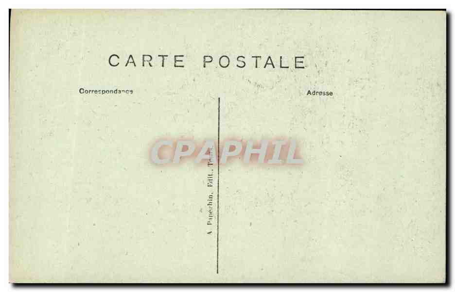 CPA Chambord Le Chateau La Grande Lanterne — Rückseite
