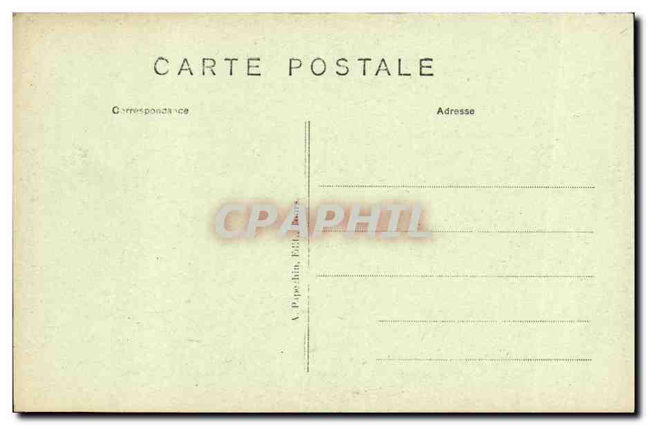 CPA Chambord Le Chateau Aile Francois ler — Verso