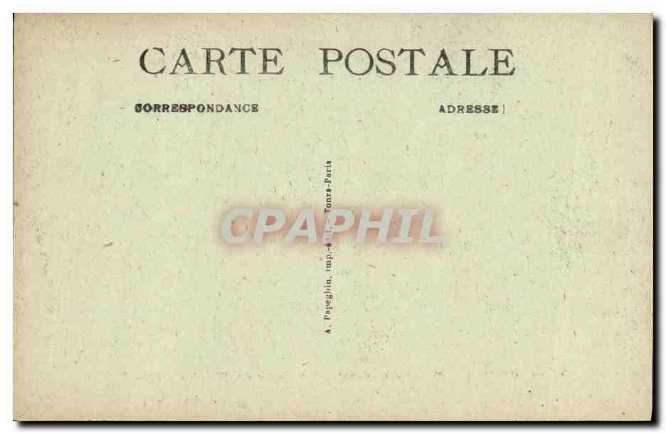 Chambord — Le Château — La Salle de Théâtre Louis XIV — où Molière joua pour la première fois « Le Bourgeois Gentilhomme » et « Monsieur de Pourceaugnac » (1670) — A.P. — Verso