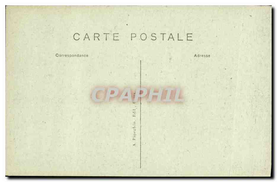 CPA Chambord Le Chateau Au bord du Cosson le Pont — Rückseite