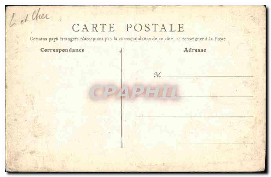 CPA Chaumont de Chateau  — Rückseite