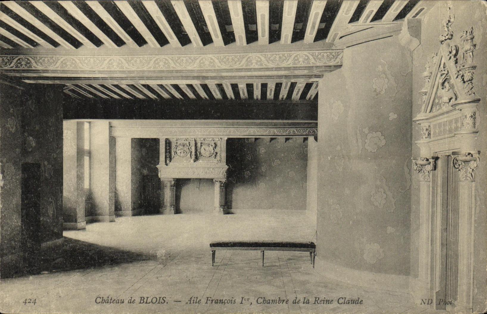 CPA Blois Le Chateau Aile Francois 1er Chambre de la Reine Claude