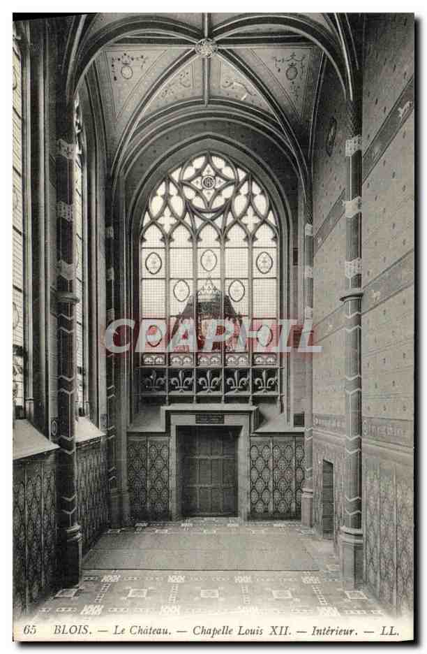 CPA Blois Chateau Chapelle Louis XII Interieur