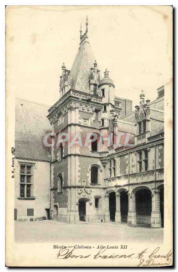 CPA Blois Chateau Aile Louis XII