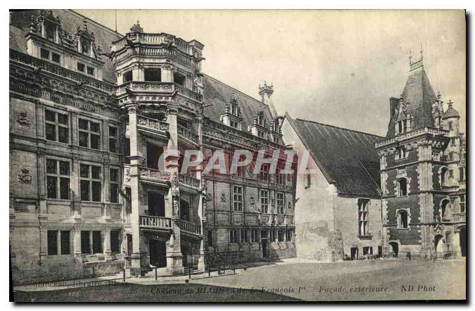 CPA Blois Chateau Aile Francois 1er Facade exterieure