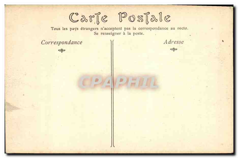 CPA Blois Chateau La Salle des Etats Generaux — Back