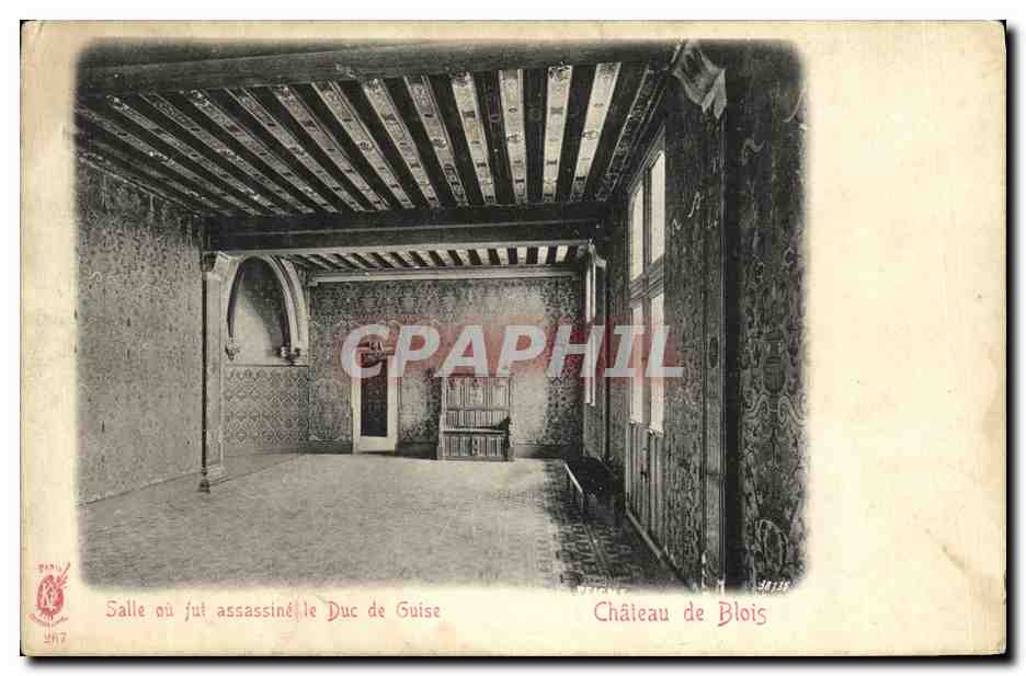 CPA Blois Chateau Salle ou fut assassine le duc de Guise 