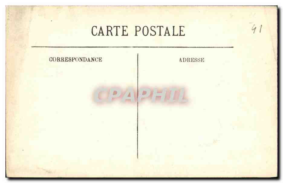CPA Blois Chateau Aile Louis XII Vue a Travers les Colonnades — Verso